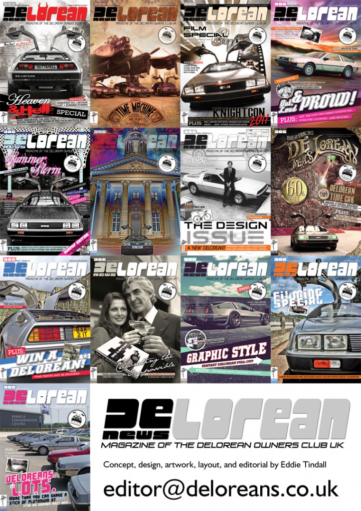 DeLorean News Cover Montage