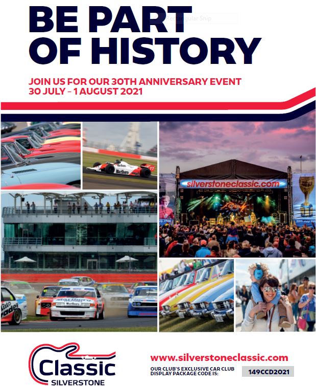 DOC 2021 Club 25th Anniversary Event. Silverstone 1st August 2021