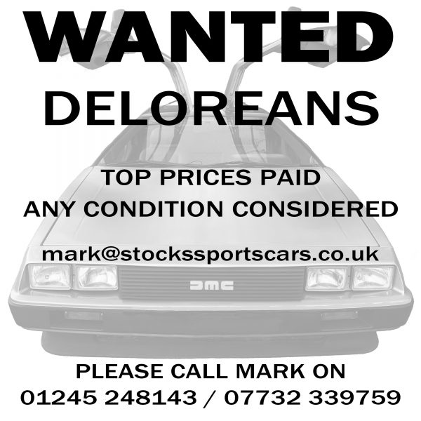DeLoreans For Sale The DeLorean Owners Club UK