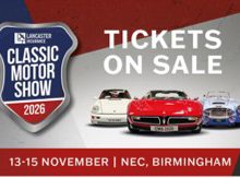 NEC Classic Car Show 2026, Discount Tickets.